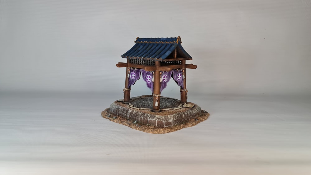 Nippon Saga – Sumoring – bemaltes Modell aus dem Daimyos-Will-Sortiment