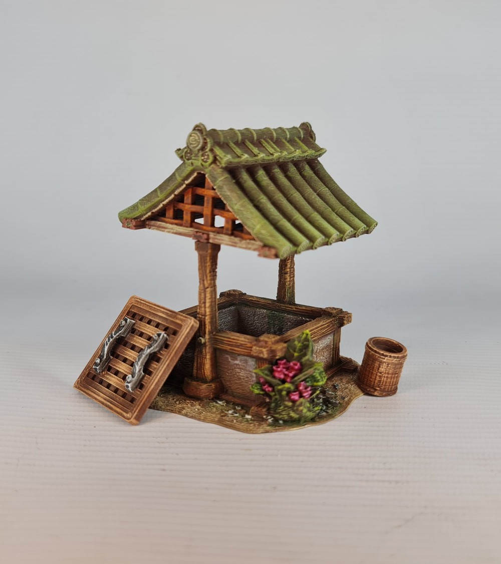 Nippon Saga – Großer Brunnen – bemaltes Modell aus dem Daimyos-Will-Sortiment