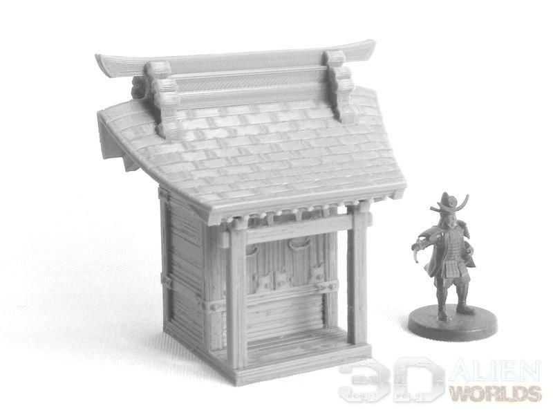 3DAlienWorlds – Mini-Schrein – bemaltes Modell aus dem Daimyos-Will-Sortiment