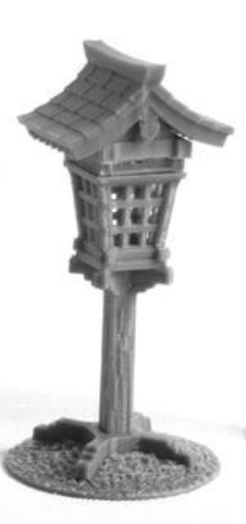3DAlienWorlds – Schreinlaterne – bemaltes Modell aus dem Daimyos-Will-Sortiment