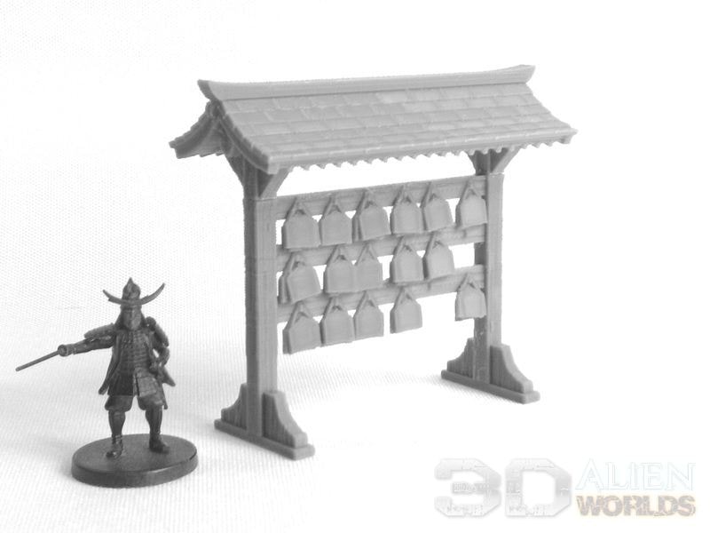 3DAlienWorlds – Ena-Tafel – bemaltes Modell aus dem Daimyos-Will-Sortiment